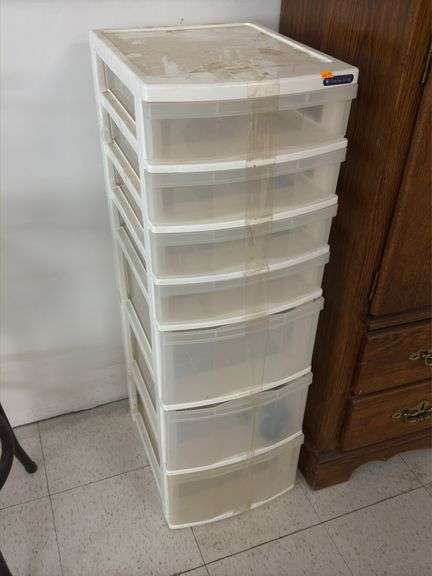 Plastic drawer storage image