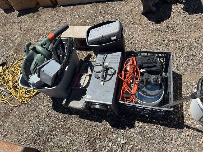 Mixed Lot of Tools, Oscillograph, and Accessories image