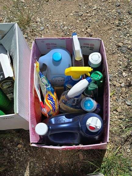 Mixed Lot of Household and Cleaning Supplies