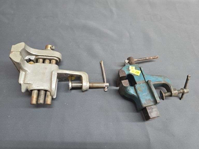 2 Small Bench Vises image