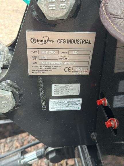 CFG Industry MH12RX Mini Excavator
