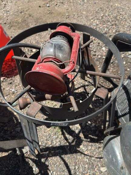 Red Lantern and Welded Metal Base image