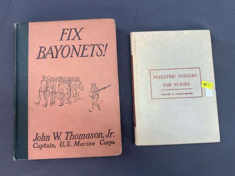 Two Books: Fix Bayonets! and Pediatric Surgery for Nurses image