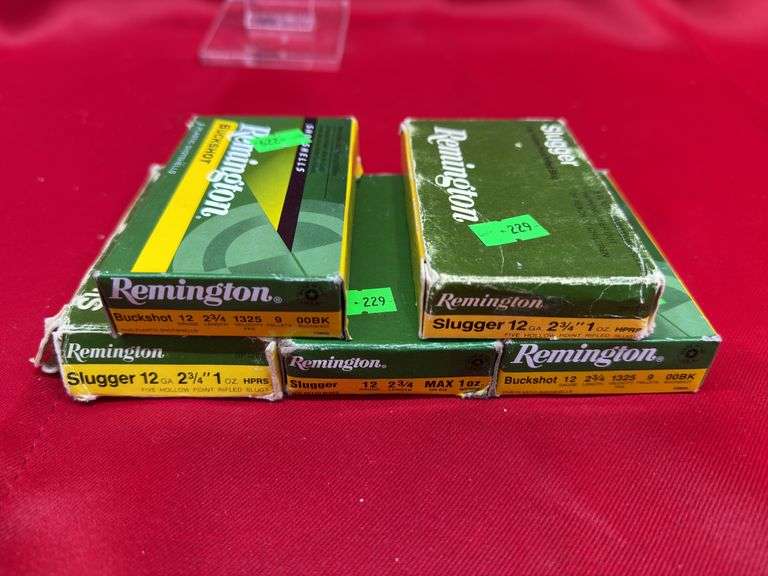 12 GA Remington Buckshot/ Slugger ( 5 boxes Total) image