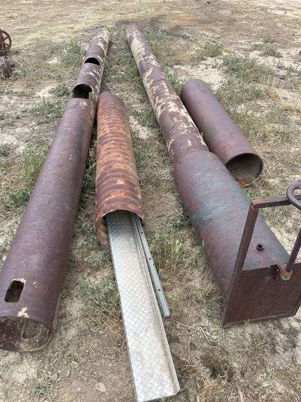 Misc. 12” pipe and irrigation gate. image