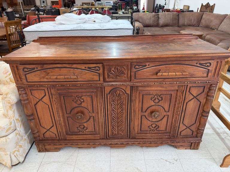 Vintage Oak buffet image