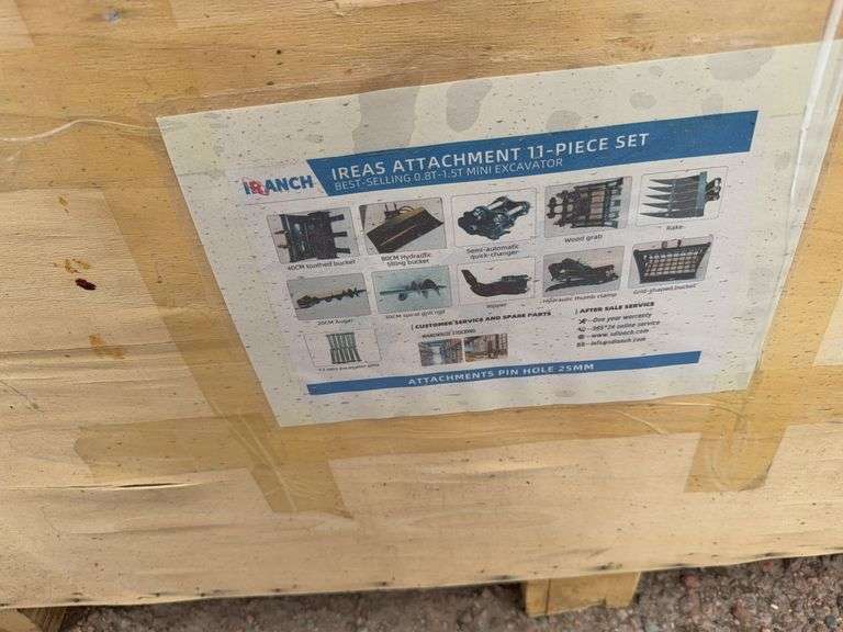 New IREAS Mini Skid Attachment 11- Piece Set