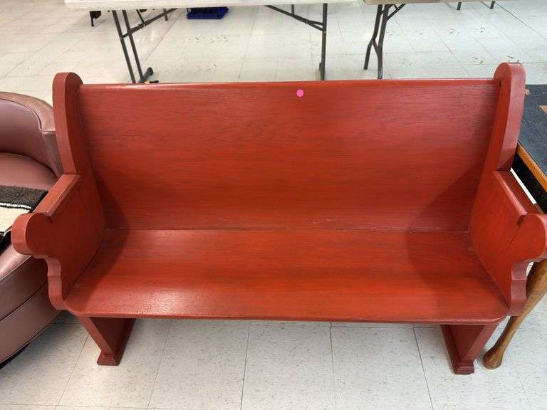 Wooden bench image