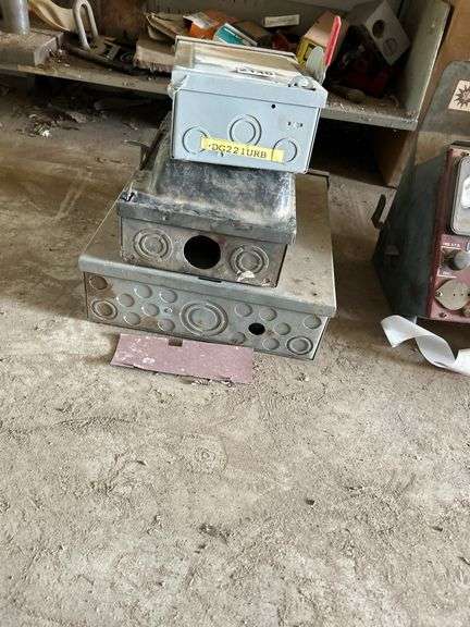Three electrical boxes