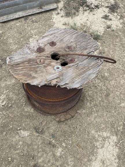 Spool of heavy cable image
