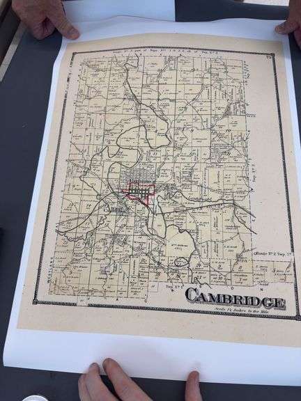 Cambridge Township Plat Map image