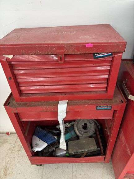 All American tool box with contents image