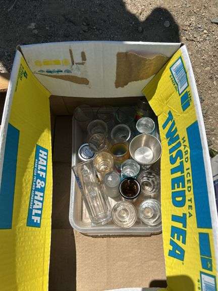 Mixed Lot: Variety of Items Including Shot Glasses, Tools, and More