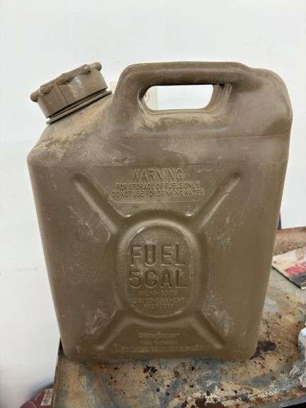 Military surplus 5 gallon fuel can image