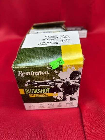 100 rounds of Remington Buckshot 12Ga 2 3/4” 9 pellets image