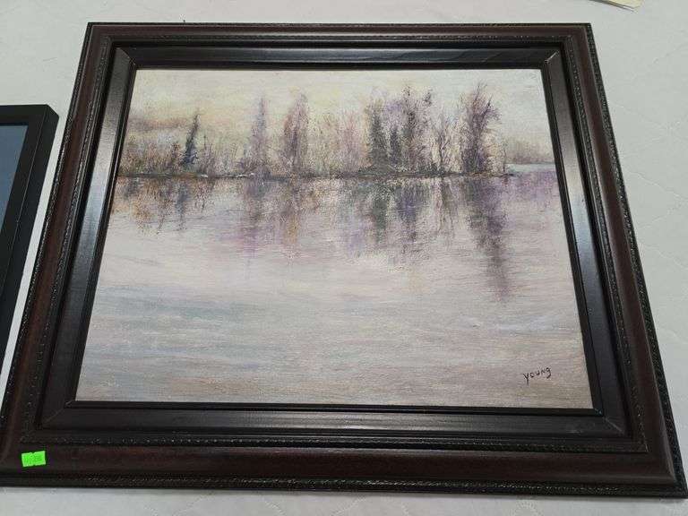 Oil on Canvas Cathey Young Framed Painting image