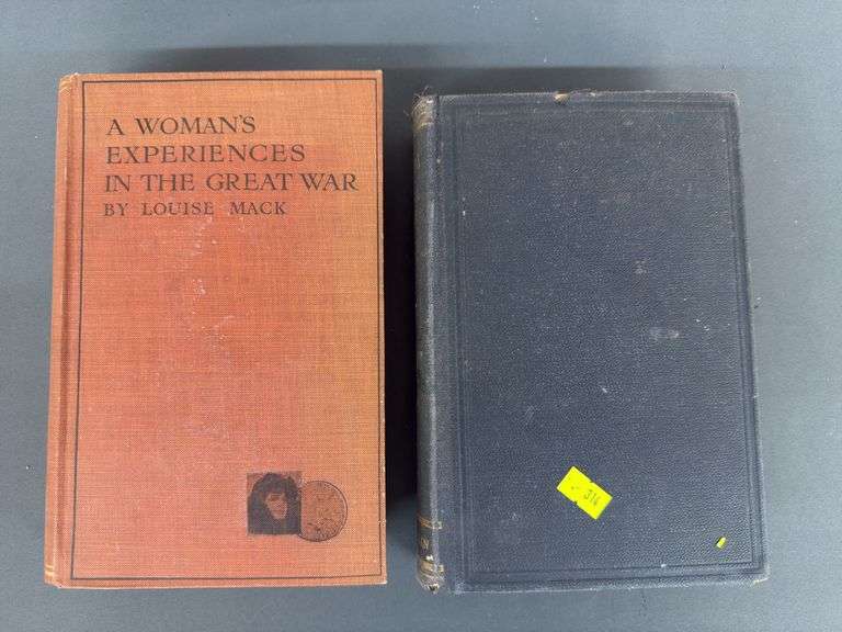 Two Hardcover Books: A Woman's Experiences in the Great War by Louise Mack image