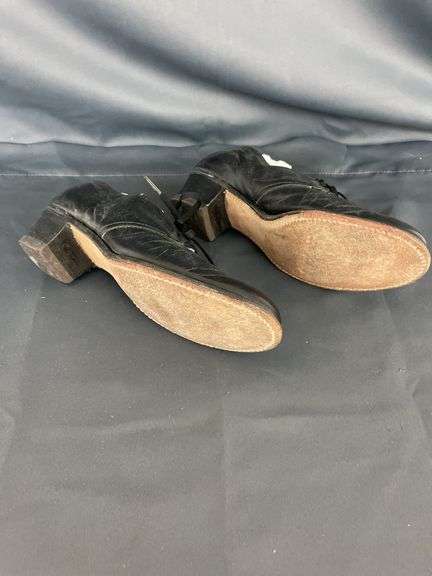 Pair of Leather Lace-Up Shoes