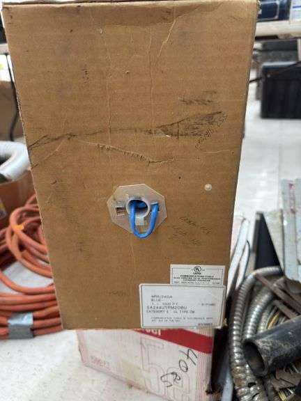 Cat 5 wire box’s looks mostly full image