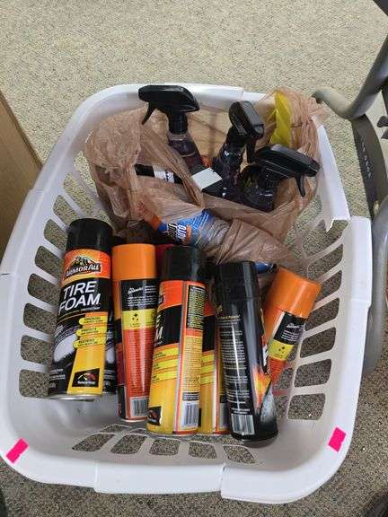 Basket of tire foam image