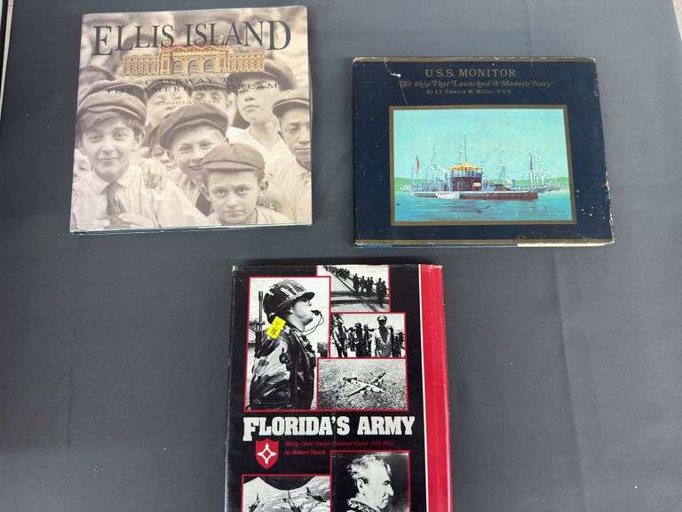 Ellis Island, USS Monitor, and Florida's Army Books image