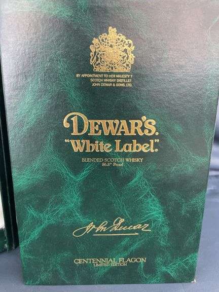 Dewar's White Label Centennial Flagon Limited Edition in Original Box