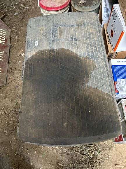 Tough box containing miscellaneous automotive fluids, and tools