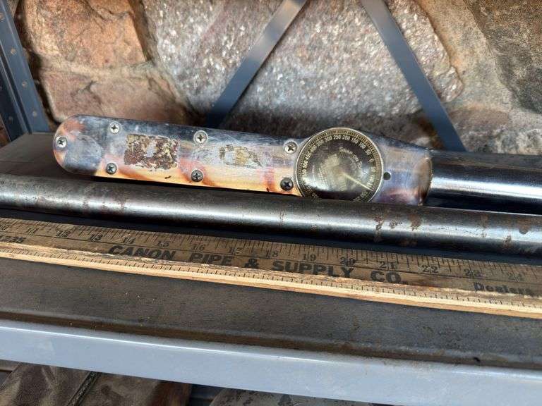 Vintage Snap-on torque wrench & rullers