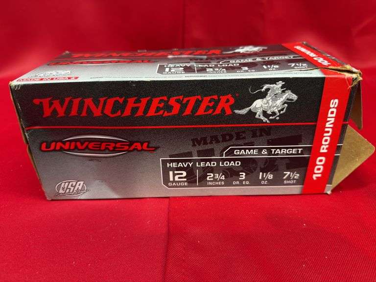 100 rounds Winchester Game & Target heavy lead load 12 GA 2 3/4” image