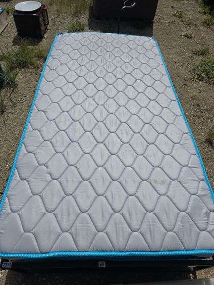 Twin Mattress and Metal Bed Frame