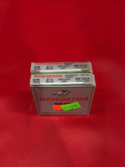 2 Boxes Winchester 410 GA 000 Buckshot 2 1/2” image