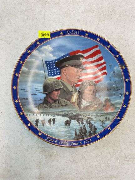 D-Day World War II: A Remembrance Collector Plate
