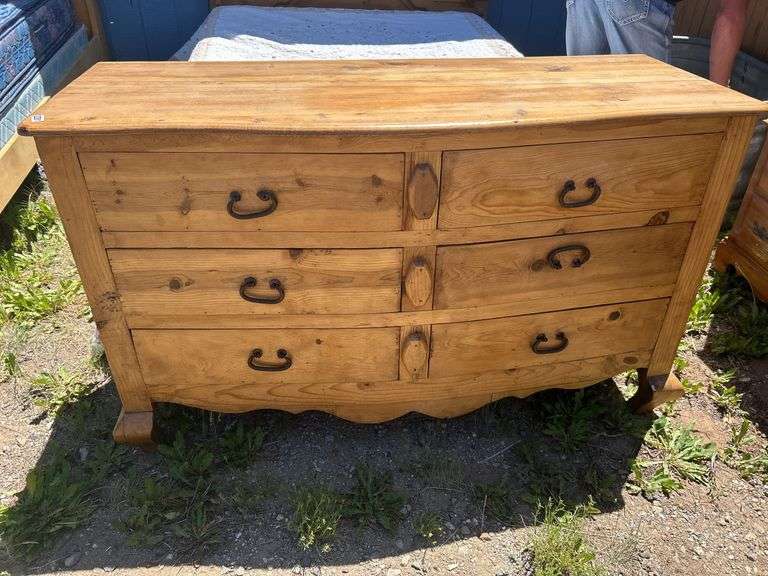 Queen Wooden Bedframe and Dresser Set