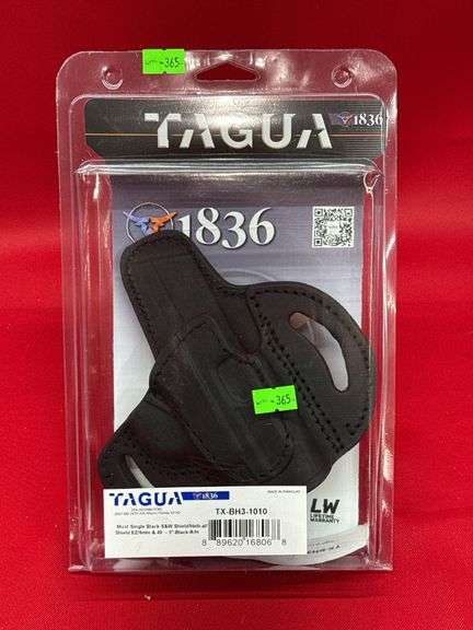 Tagua 1836 Leather Gun Holster - S&W Shield EZ 9mm & .40 image