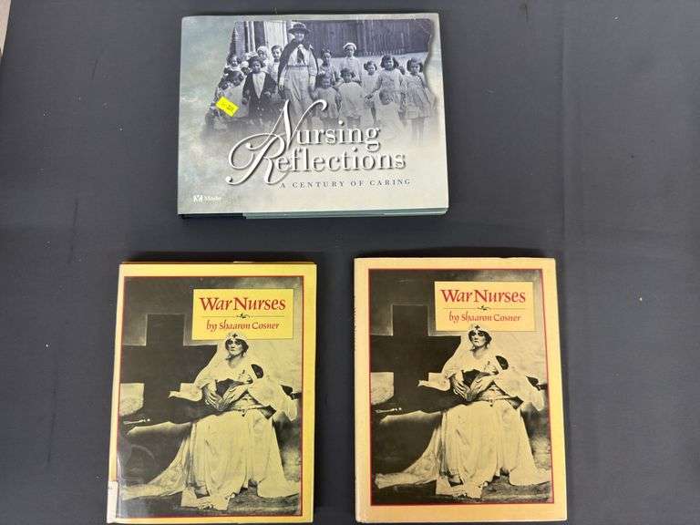 Nursing History Book Lot: Nursing Reflections and War Nurses by Sharon Cosner image