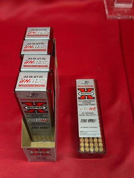 500 rounds Winchester Super X 22 Long Rifle Power Point HP image