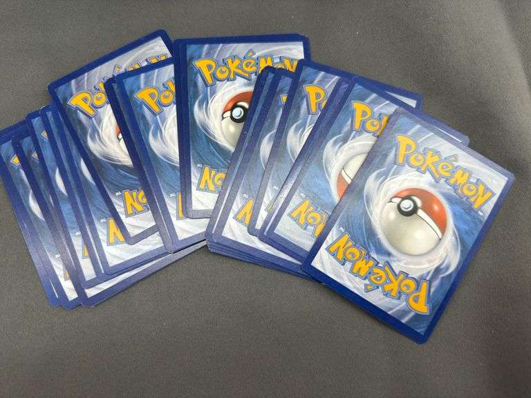Pokémon energy cards, gray, yellow