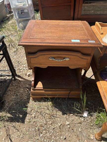 Group of Wooden End Tables