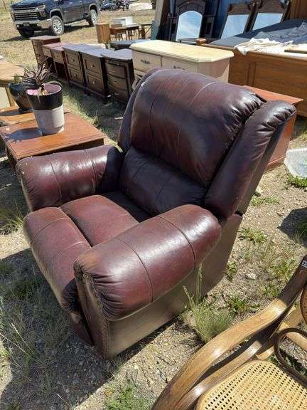 Brown Leather Recliner