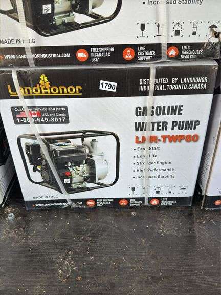 New Land Honor gasoline water pump image
