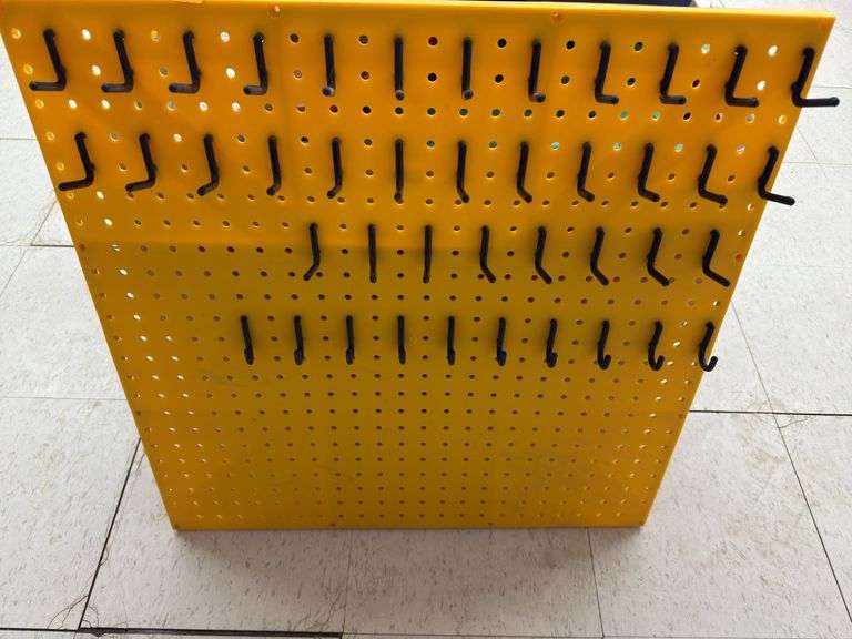 Peg board organizer image