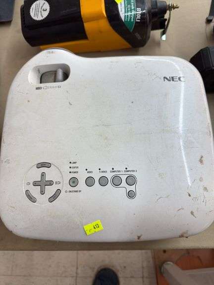 NEC projector no power cord image