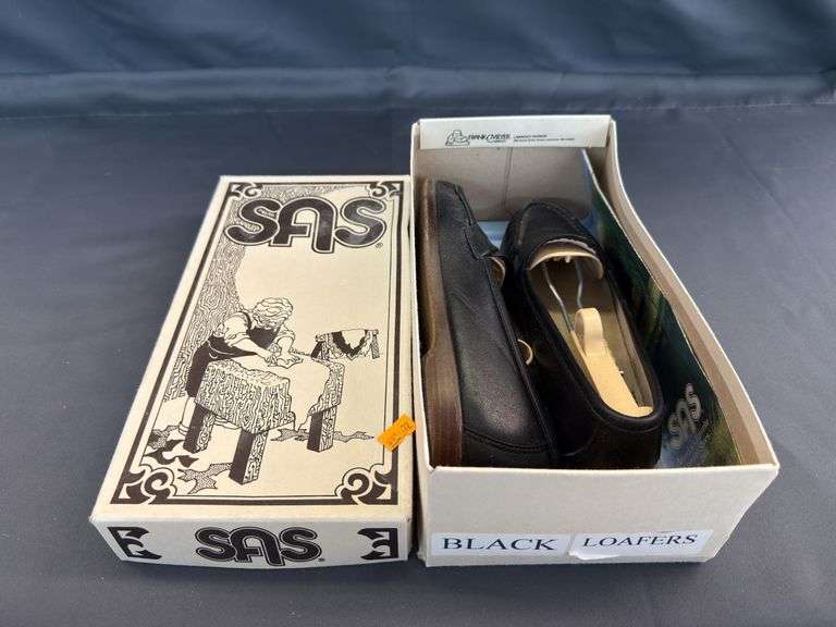 SAS black loafers image