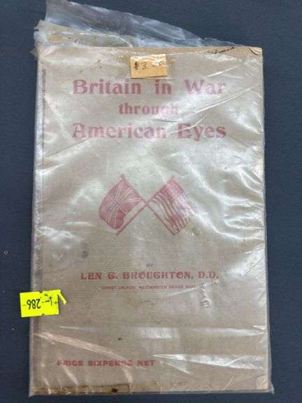 Britain in War through American Eyes Book by Len G. Broughton image