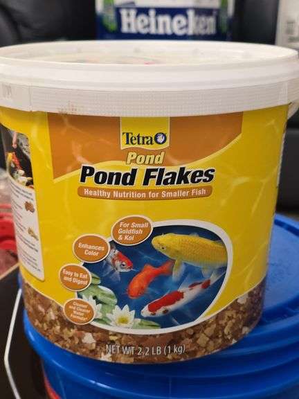 2 Buckets unopened fish food