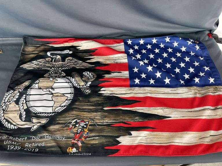 Marine Corps "Doc" Halliday Memorial Beach Towel