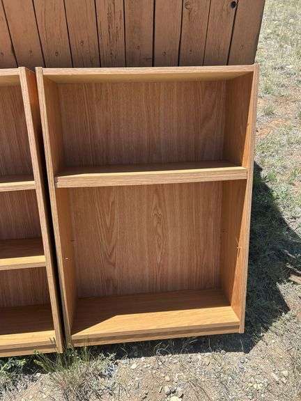Two Wooden Bookcases