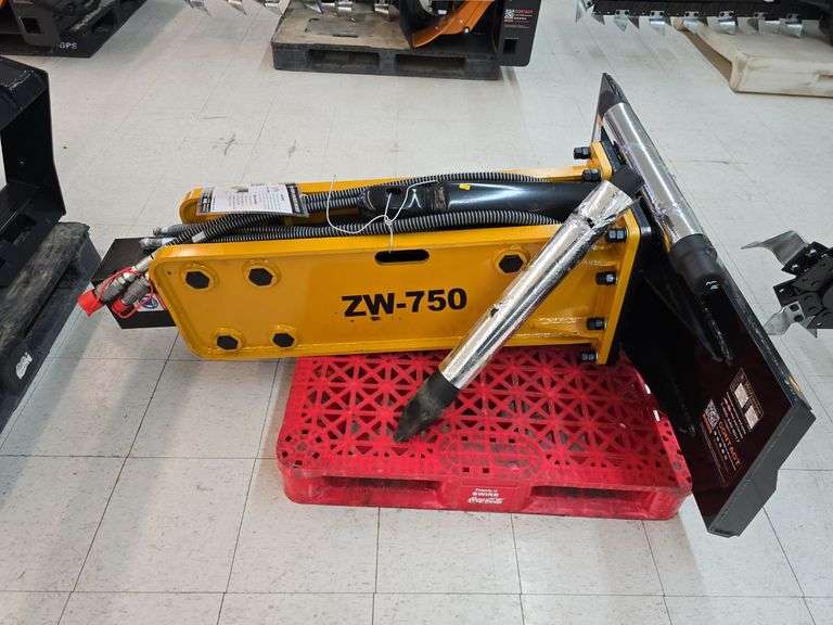New Wolverine Skid Steer Concrete Breaker Attachment image