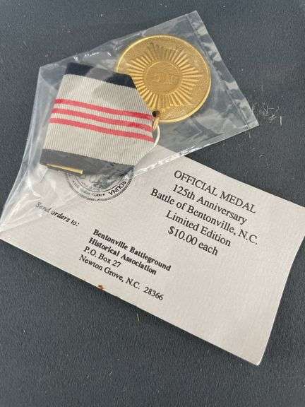Bentonville Battlefield Historical Association Medal
