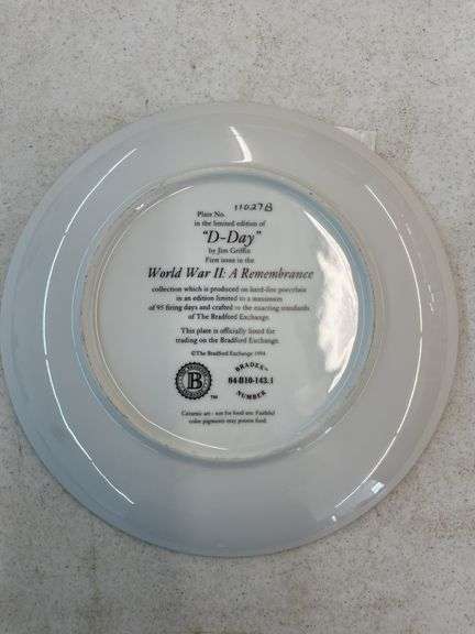 D-Day World War II: A Remembrance Collector Plate